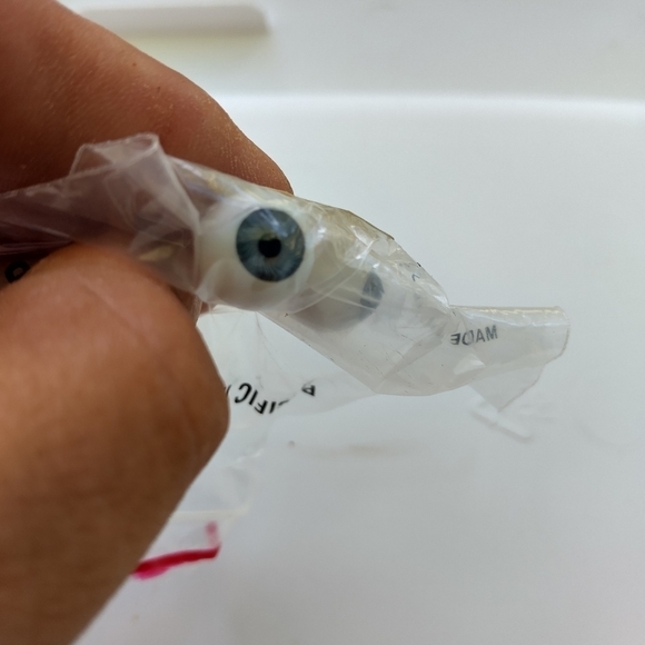 Pacific International Corp 12mm Blue Eyeballs Eyes for Doll Making - Picture 2 of 2